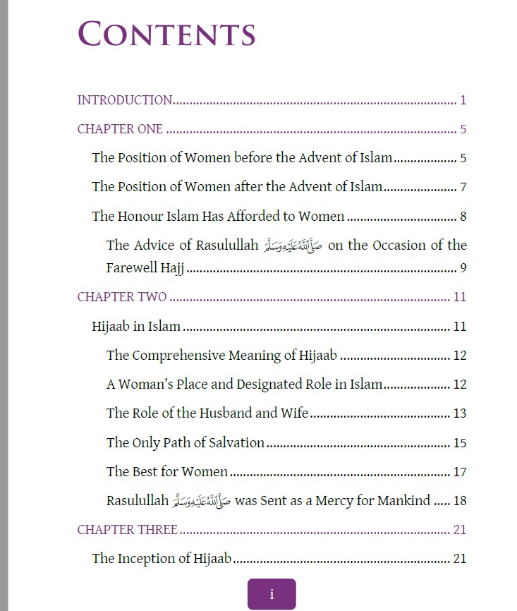 Hijaab in the light of the Quraan and Sunnah