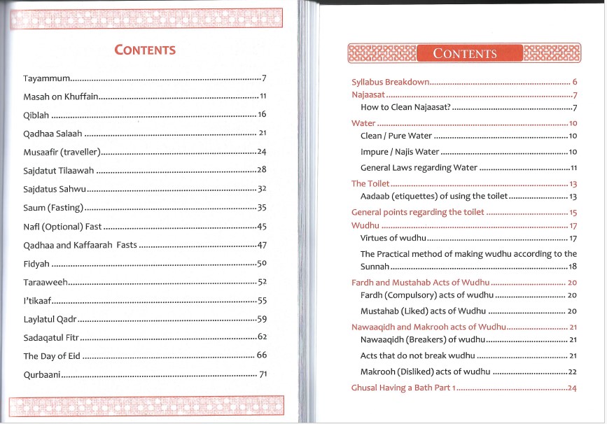 Talimul Fiqh Series (Grade 1 to  7)