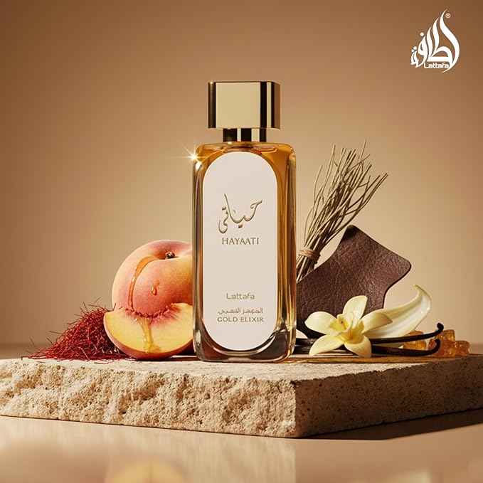 Lattafa Hayaati Gold Elixir 100ml EDP 100% Genuine from UAE